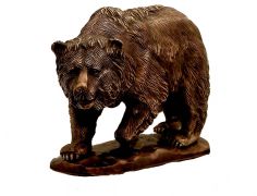 Скульптурная композиция Медведь. Санаторий ММК. г.Магнитогорск. 