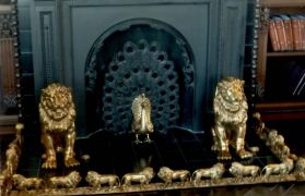 Прикаминная композиция «Львы»